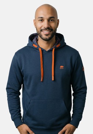 FORSBERG MIT KLEINEM BRUSTLOGO - Kapuzenpullover - marineblau
