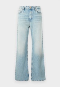 LOOSE - Wide leg - blue denim