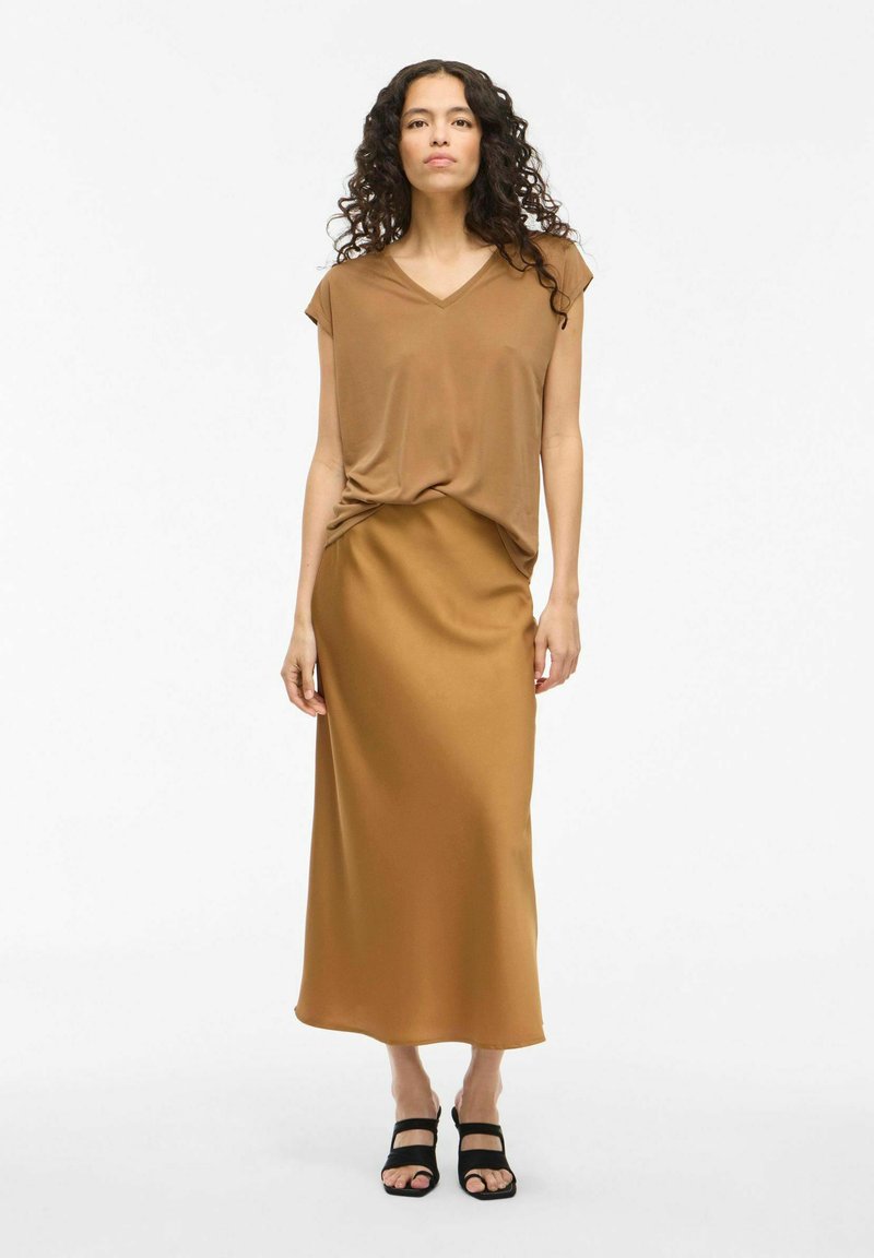 Vila - Vestito maglia corto con scollo a V grigio | ASOS