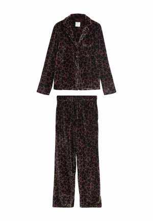 REGULAR FIT - COSY BUTTON THROUGH SET - Pyjama - purple animal