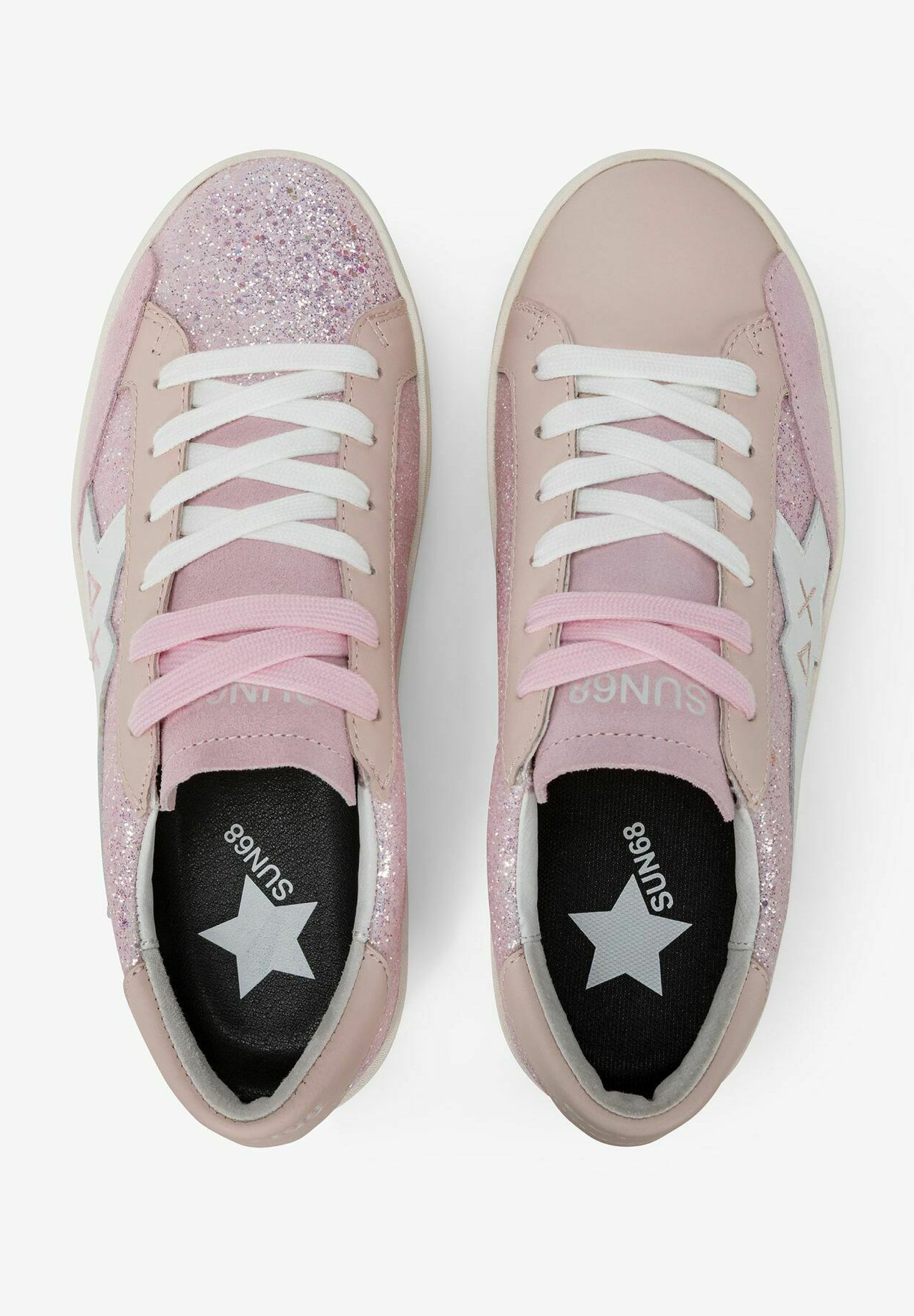 Sun68 Scarpe Rosa Brillantinate Sun68 BIG KATY GLITTER Sneakers