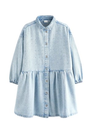 DIAMANTE - Haljina od trapera - pale wash