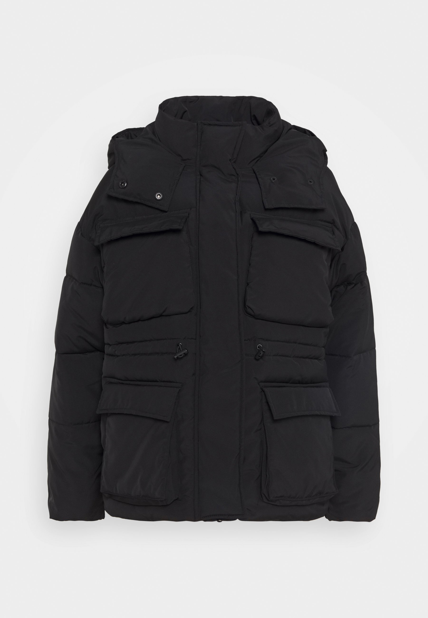 Gina Tricot ALBA UTILITY PUFFER Vinterjakke black Gina Tricot ALBA UTILITY PUFFER Vinterjakke black
