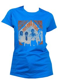 Paradiso Clothing PINK FLOYD APPLES AND ORANGES SKINNY - Print T-shirt - blue