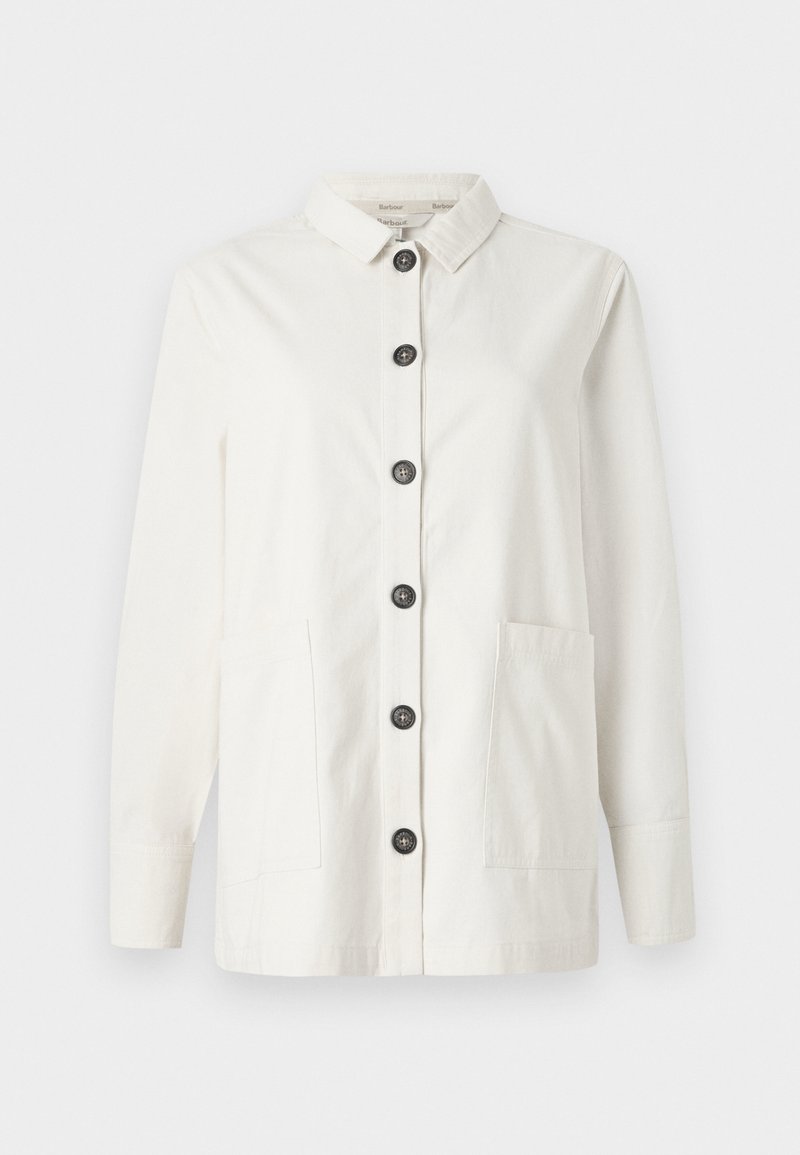 Barbour Lichte jas wit