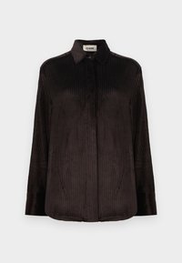 GODIVA BLOUSE - Nööpidega pluus - dark chocolate