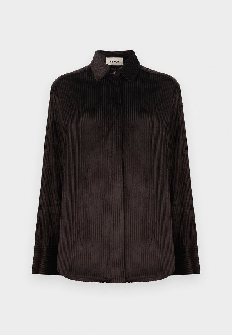 AERON Overhemdblouse donkerbruin