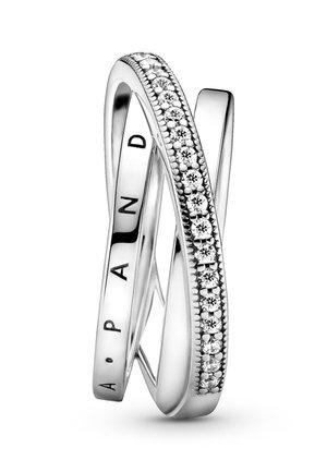 CROSSOVER TRIPLE - Ring - silver coloured