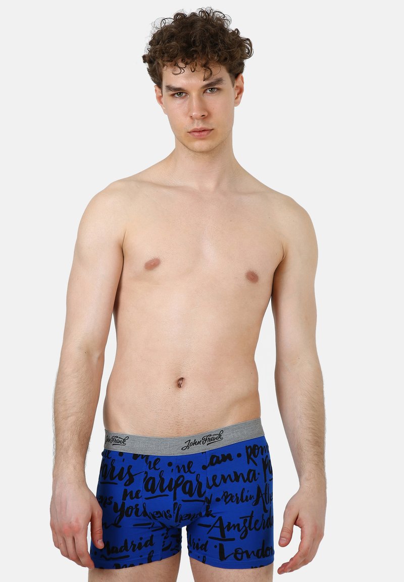 Herren Unterhosen | JOHN FRANK 2 PACK Boxershorts navy/blue/blau - VK94158 Herren Unterhosen | JOHN FRANK 2 PACK Boxershorts navy/blue/blau - VK94158