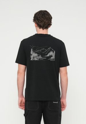 LAKE HOUSE BACK GRAPHIC TEE - T-shirt imprimé - black
