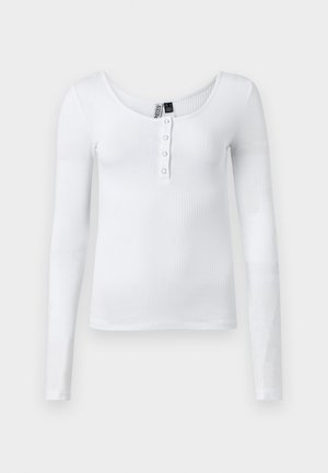 Pieces PCKITTE - Long sleeved top - bright white