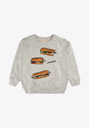 Soft Gallery BAPTISTE SANDWICH - Sweatshirt - light grey melange