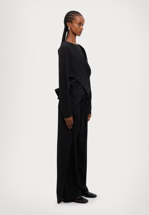 HAZI BLOUSE - Long sleeved top - black