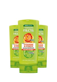 Garnier - FRUCTIS BALSAMO VITAMINE & FORZA, BALSAMO FORTIFICANTE, IDEALE PER CAPELLI FRAGILI SOGGETTI A CADUTA DOVUTA A ROTTURA, 200 ML - 3 PACK - Balsamo Immagine in miniatura 1