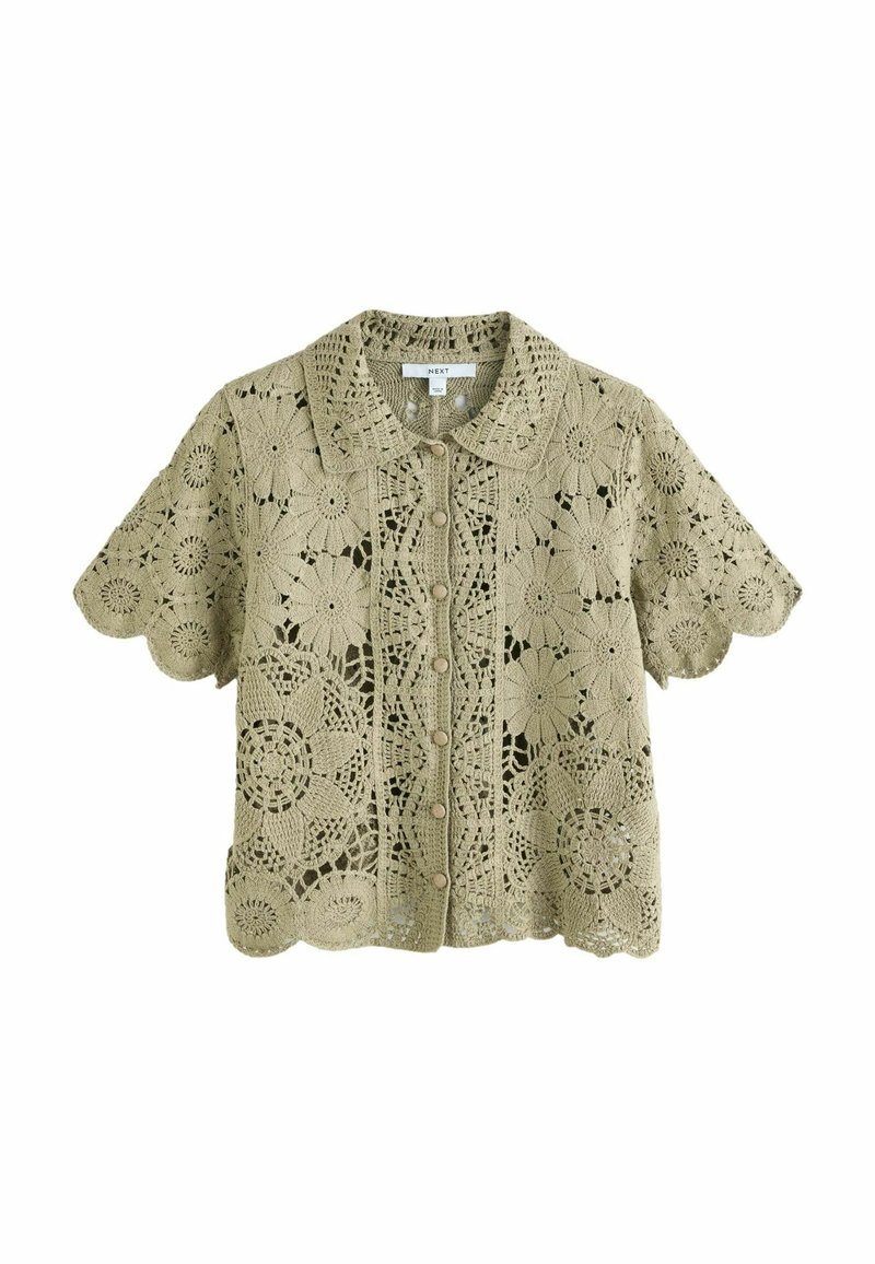 Next REGULAR FIT - FLORAL  - Skjortebluser - green sage
