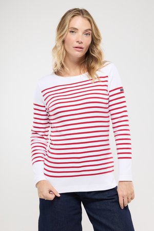 AMIRAL MARINIÈRE - Longsleeve - blanc/braise