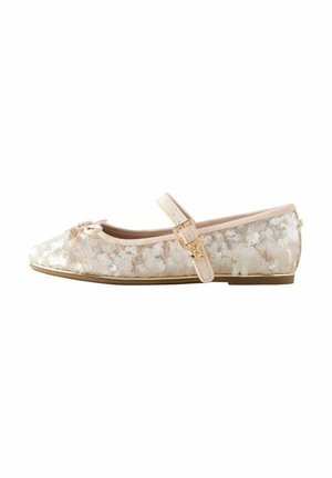 REGULAR FIT - SEQUIN MARY JANE - Riemchenballerina - ivory