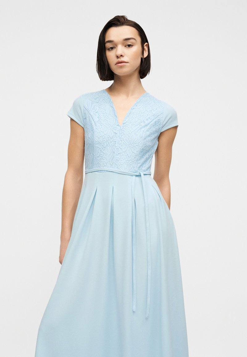 spring pastel bridesmaid dresses Vila – Vifiluka H/N S/L ANKLE DRESS – Bridesmaid dresses