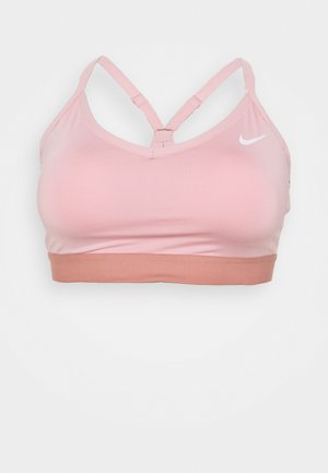 INDY PLUS BRA - Sujetadores deportivos con sujeción ligera - pink glaze/rust pink/white