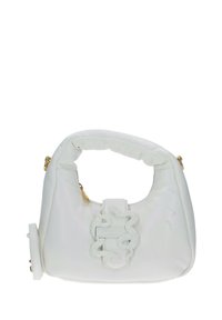 ICONIC SNAKE PUFFY - Bolso de mano - bianco