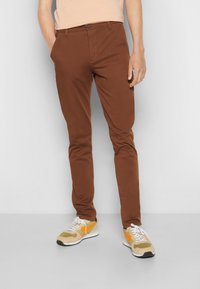 DOCKERS SMART SUPREME FLEX SKINNY - Chinos - emperador