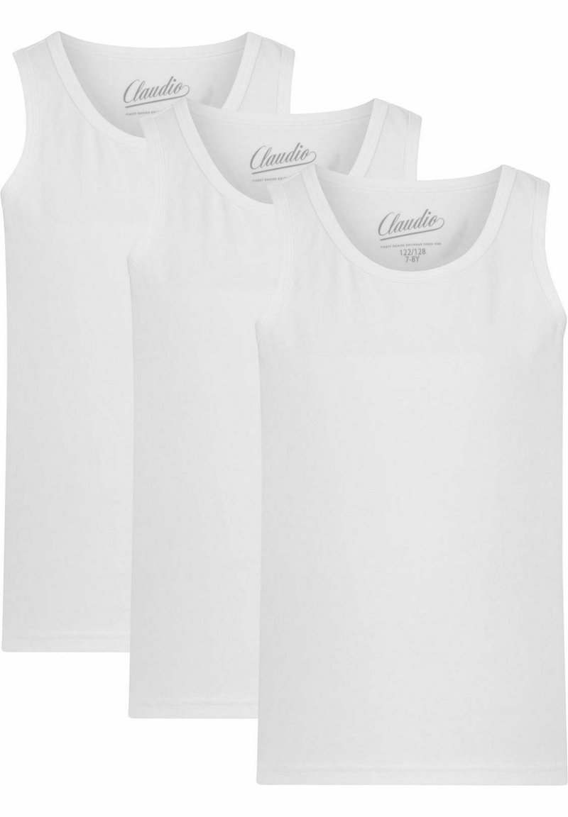 Claudio 3 PACK - Undershirt - white