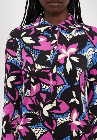 Diane von Furstenberg ALARICA DRESS - Dienas kleita - fishnet floral purple blush