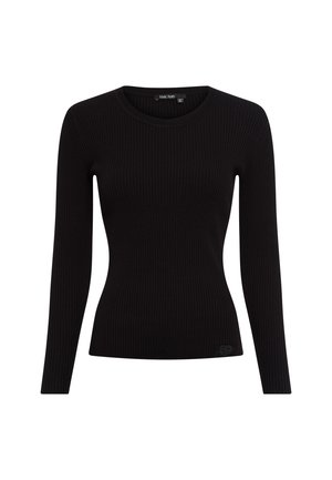 Strickpullover - black