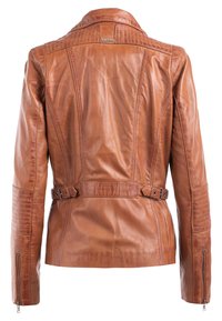 NO N4ME Lederjacke - cognac braun