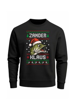 WEIHNACHTSPULLOVER AUFDRUCK OUTFIT - Sweatshirt - schwarz