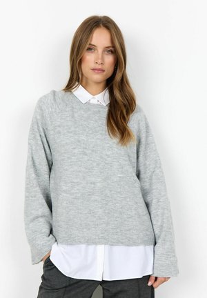 Svetrík - lt grey melange