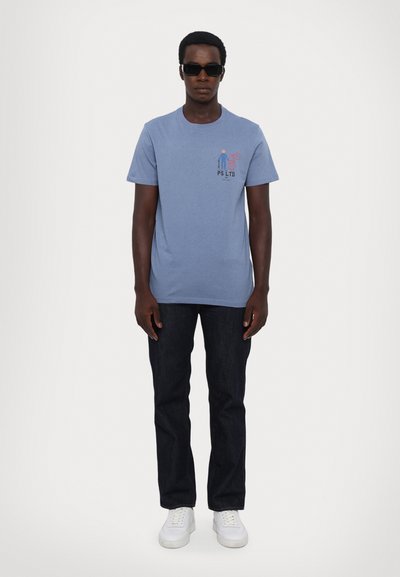PS Paul Smith BIKE - Print T-shirt - light blue