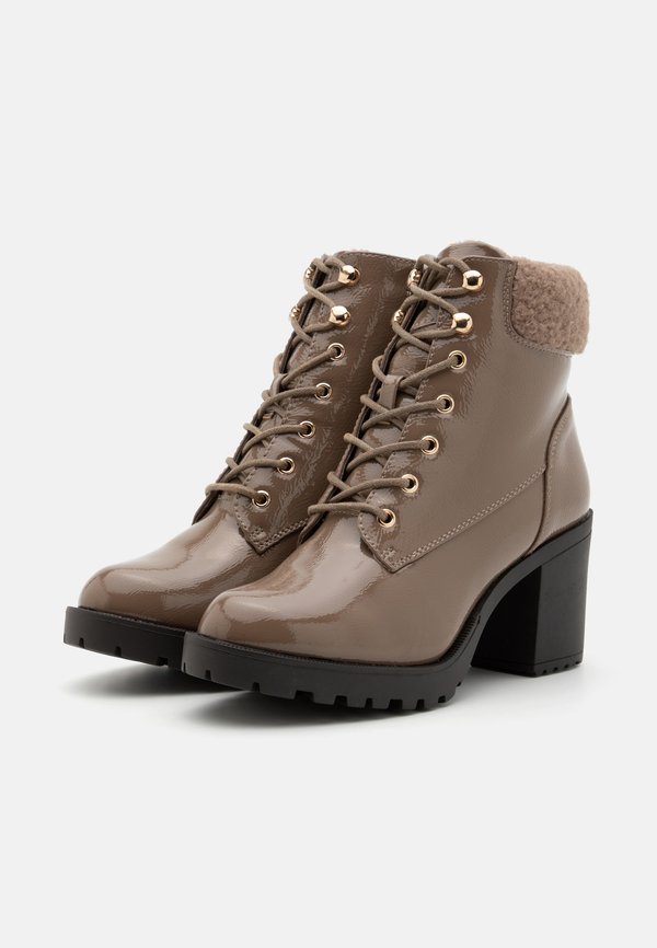 Lace-up ankle boots - khaki4