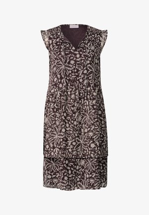 Street One Studio, KNIELANGES KLEID AUS CHIFFON MIT PRINT - Vestido informal - very berry