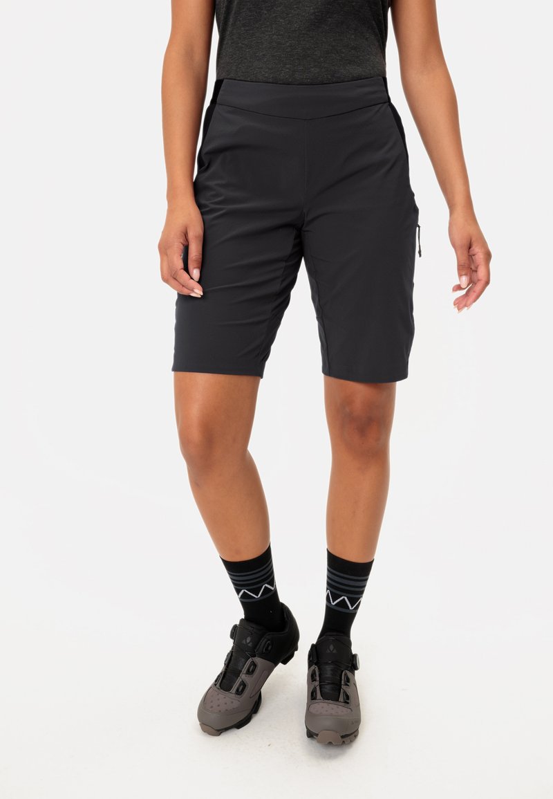 Vaude HOSEN KURO - Korte fietsbroek - black/zwart - Zalando.nl