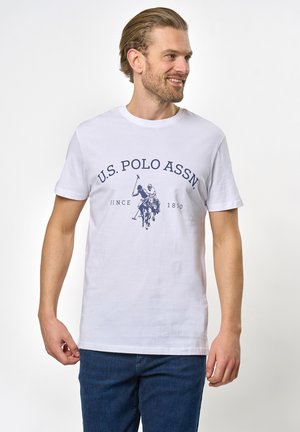 U.S. Polo Assn. ARCHIBALD - Potiskana majica - white