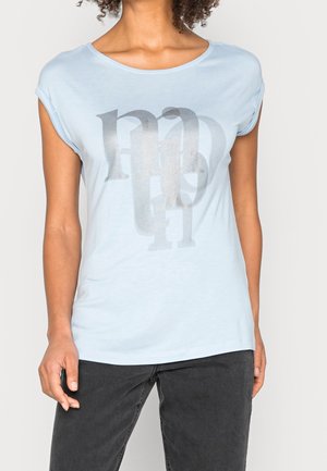 T-shirt print - light blue