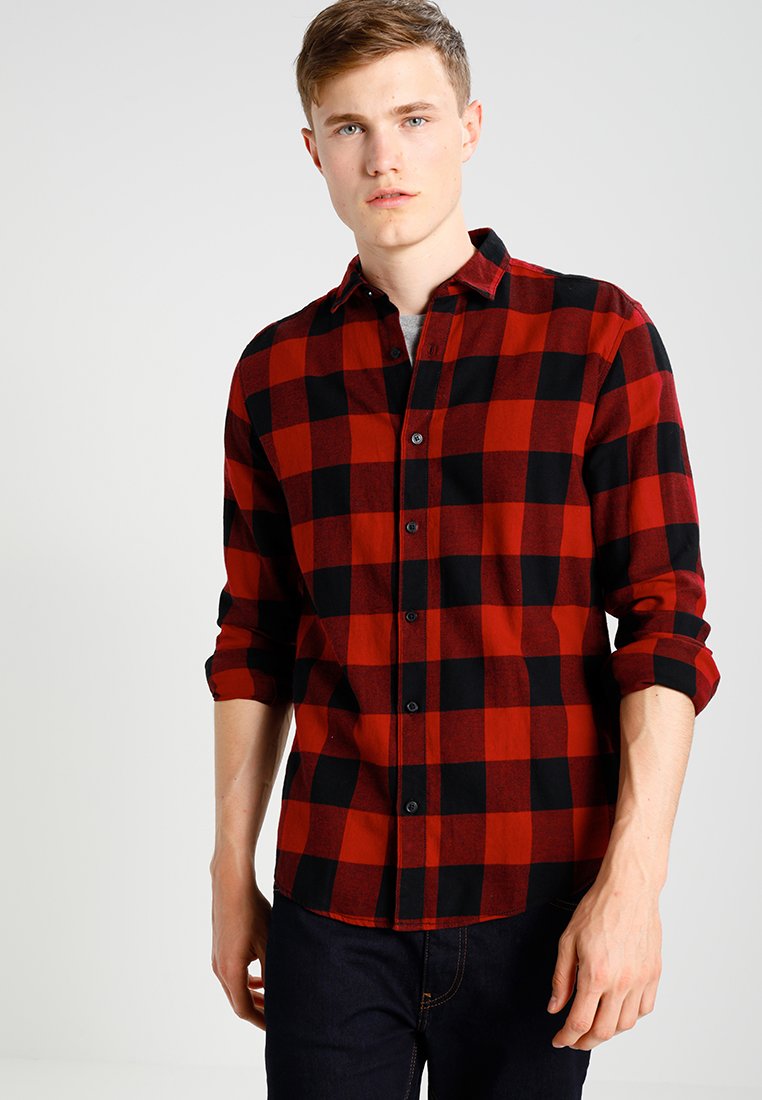 Only & Sons ONSGUDMUND CHECKED SHIRT - Camisa - merlot