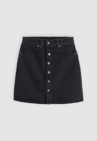 RETRO BUTTON FRONT SKIRT - Jeansrok - open mind