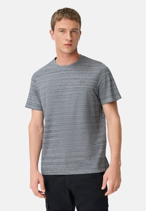 camel active MIT COOLING PERFORMANCE - Basic T-shirt - stone blue