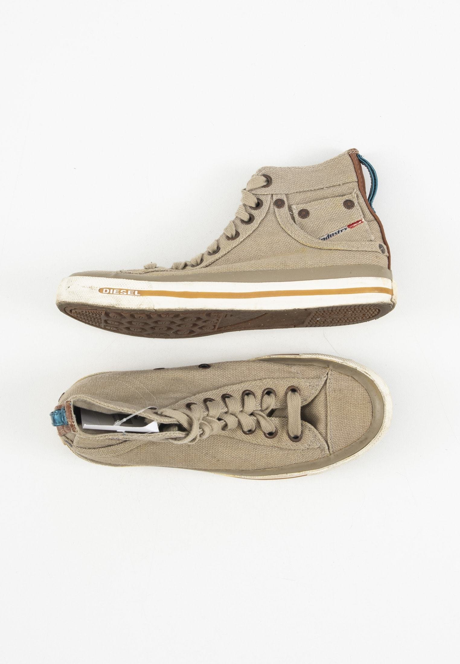 Diesel Sneakers hoog - beige/Beige - Zalando.nl