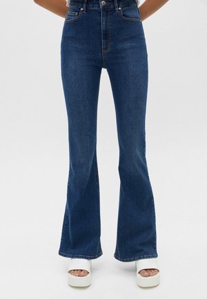 Jean flare - dark-blue denim