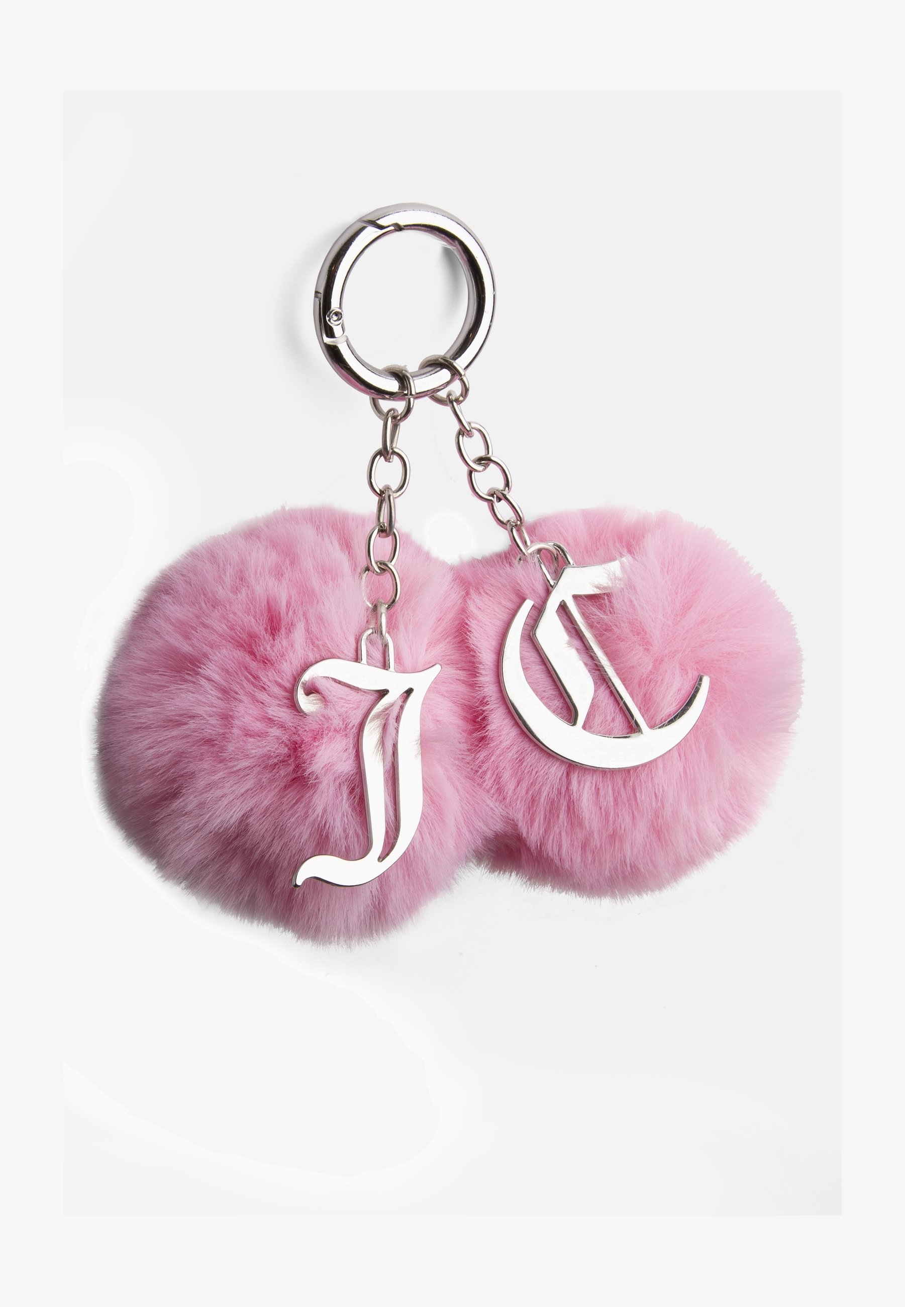 Juicy Couture CHERRY POM POM KEY FOB Keyring silver-colored