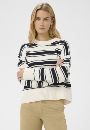 SERAFINE - Maglione - dark navy trio stripe