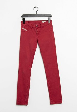 Slim fit jeans - red