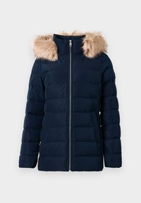 SLIM JACKET WITH FUR - Zimska jakna - dark night navy
