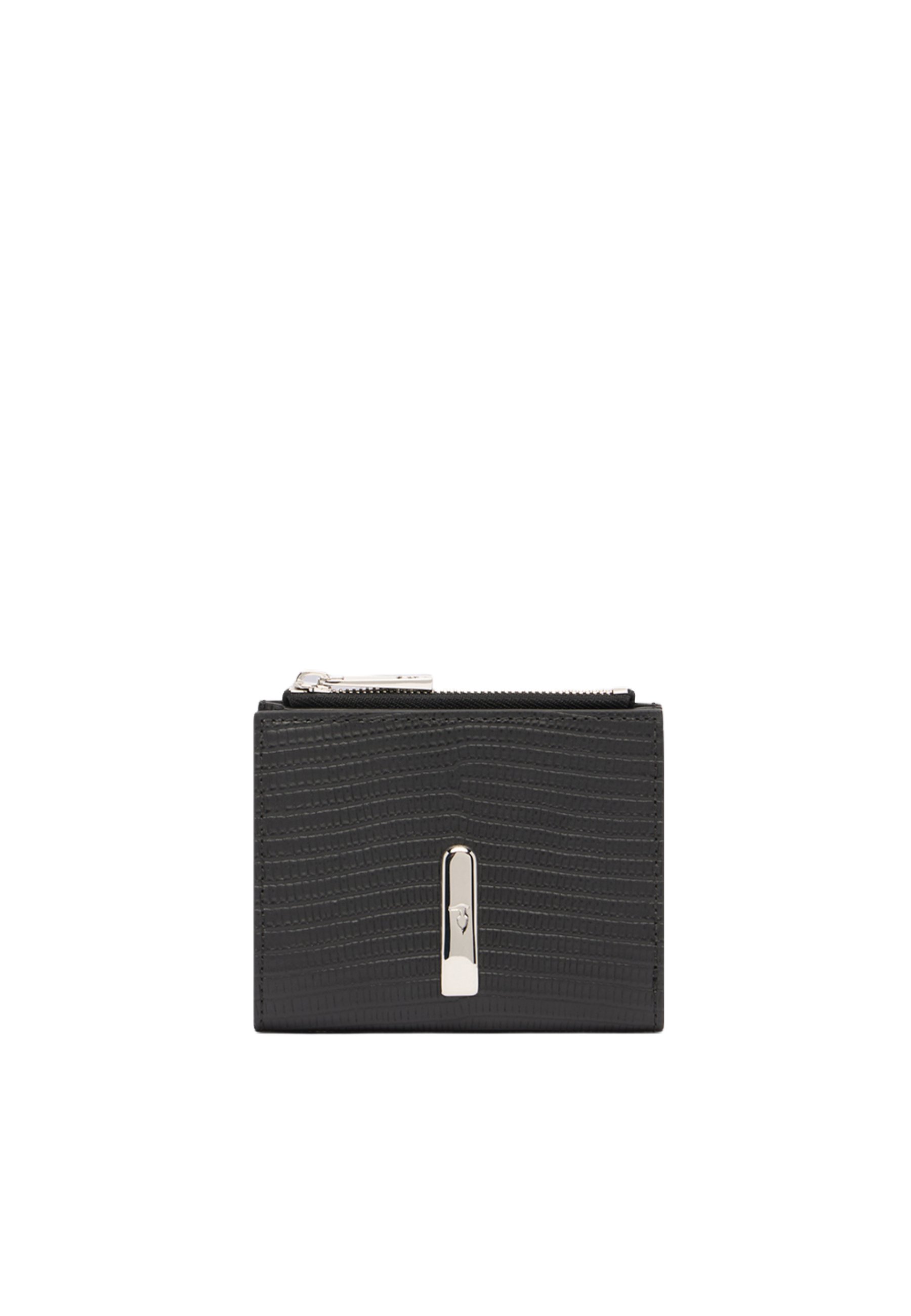 Trussardi PORTATESSERE IN CON STAMPA Wallet black milano/black