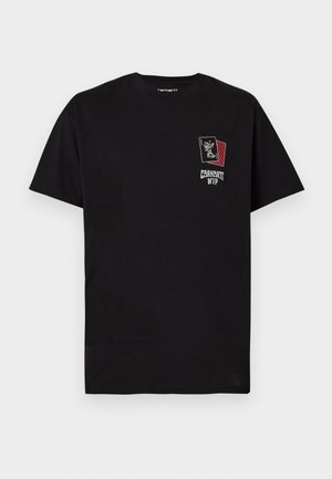 Carhartt WIP, PLAYING CARDS - Μπλουζάκι με στάμπα - black