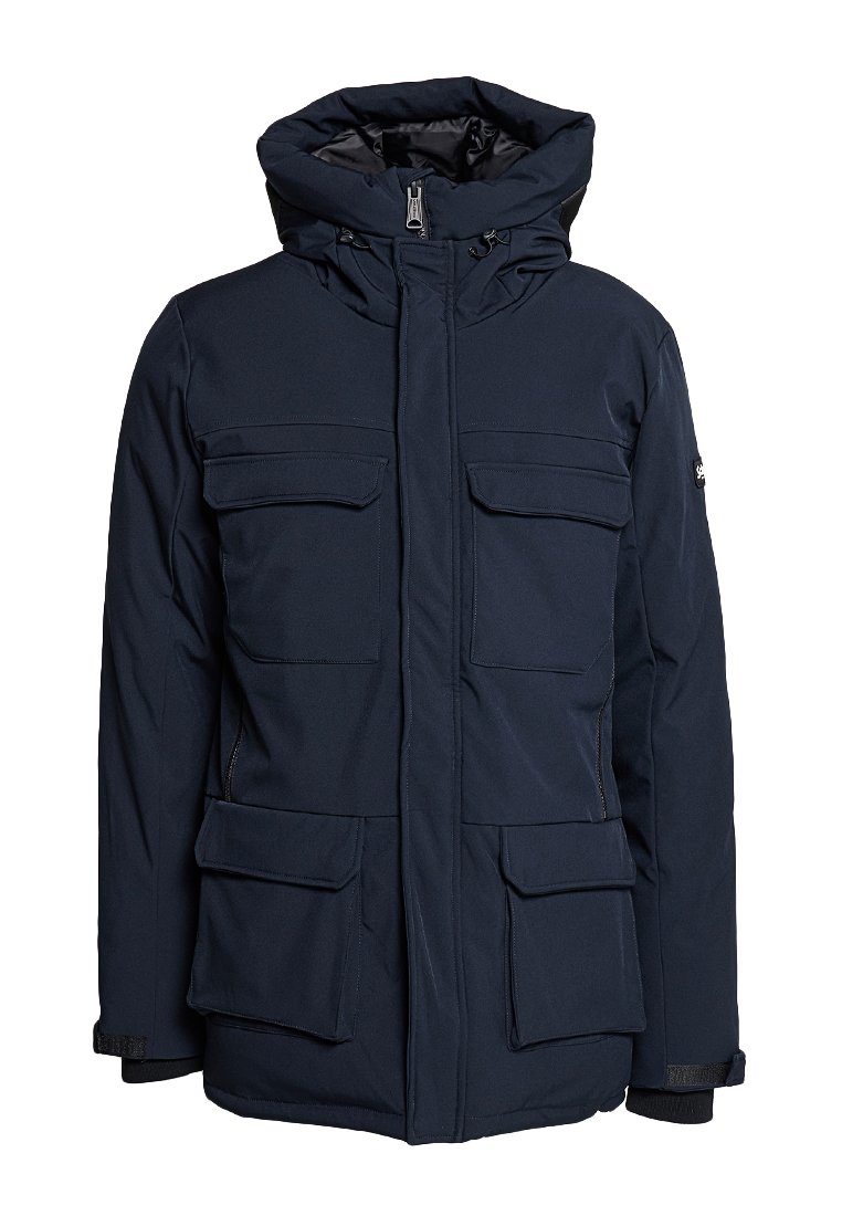 Schott Wintermantel donkerblauw Schott Wintermantel donkerblauw