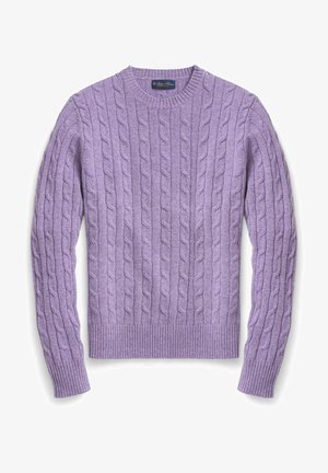 CABLE CREWNECK - Jumper - dark lilac